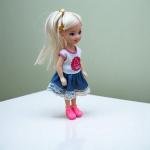 تنورة وحذاء لدمية كاب كيك سويت هارت