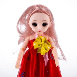 دمية الأميرة الأنيقة بفستان وإكسسوارات