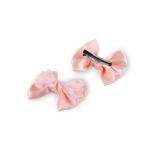 مجموعة مشابك شعر فرنسية للبنات بتصميم كعكة من الشيفون والدانتيل إكسسوارات شعر أنيقة