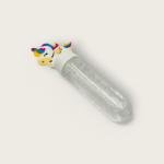 أنبوب فقاعات اليونيكورن بتصميم قرن قوس قزح