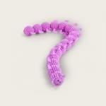 دمية اليرقة المطاطية الناعمة والقابلة للتمدد