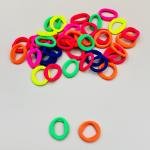 ربطات شعر قماش ناعمة بألوان نيون مريحة، عملية، وبألوان مبهجة