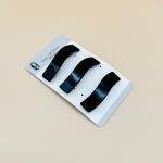 مشبك شعر فرنسي كلاسيكي أسود  بتصميم مموج أنيق