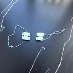 ربطات شعر كاندي بخرز رباط مرن أبيض حزمة مزدوجة لطيفة على الشعر ولا تسبب تقصف