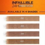 لوريال باريس انفاليبل بودرة 24 ساعة – دي تان 400 | لمسة نهائية مطفية تدوم طوال اليوم