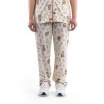 طقم بيجامة ستان بنقشة بيزلي ناعم، مريح وأنيق