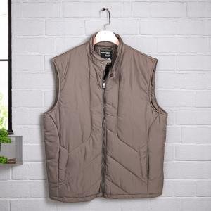سترة رجالية بدون أكمام مبطنة وخفيفة الوزن