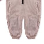 بذلة أطفال كاجوال بسحاب وياقة عالية وجيوب جانبية