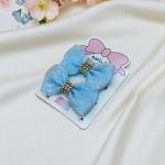 مشابك شعر الأميرة اللامعة – تول براق ولمسة حجر الراين