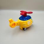 طائرة هليكوبتر كرتونية من Whirly Eyes - لعبة ادفع وانطلق مع حركة المروحة