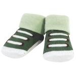 طقم مريلة وشراب قدم من القطن للأطفال برسمة مستكشف الديناصورات