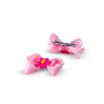 مشبك شعر للبنات مع فيونكة وزينة أزهار الأقحوان