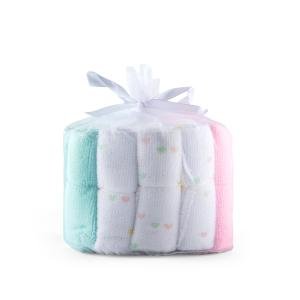 مجموعة مناشف وجه تيري ناعمة 24 قطعة