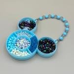 مجموعة خرز الحروف الوردية للأميرات مثالية لصنع الإكسسوارات الإبداعية