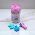 العجينة الفضائية 12 لونا نابضا بالحياة من عجينة تشكيل ناعمة