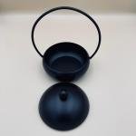 مبخرة معدنية مع مقبض وغطاء