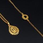 مجموعة مجوهرات بإلهام أوراق الشجر إكسسوارات أنيقة مستوحاة من الطبيعة لكل مناسبة