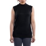 توب بلا أكمام بياقة عالية - بقصة ضيقة