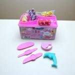 مجموعة معجون التشكيل بتصميم الأرنب تأتي مع 18 لونا نابضا بالحيوية