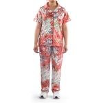 طقم بيجامة ستان بنقشة بيزلي ناعم، مريح وأنيق