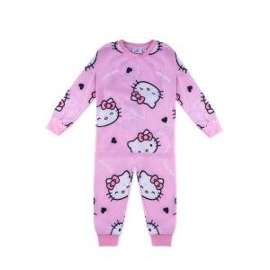 بيجاما هيلو كيتي باللون الوردي مجموعة نوم ناعمة ومريحة للأطفال