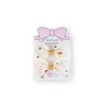 مشبك شعر للبنات بتصميم فيونكة مرصعة بالكريستال مع تصميم زهور