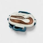 علبة غداء مع طقم أدوات مائدة أنيقة، محكمة الإغلاق، وجاهزة لكل وجبة