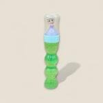 أنبوب سلايم لامع على شكل دمية أميرة مع غطاء علوي لطيف