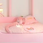 لعبة الفيل الوردي الناعس المحشوة 95 سم