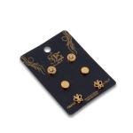 طقم أقراط بتصميم لولبي