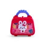 حقيبة مكياج الألعاب اللامعة على شكل قلب