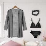 في آي بي طقم لانجري 4 قطع بتصميم أنيق شفاف