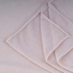 شيلة قطن وشيفون بحواف مطرزة بدقة – لون خوخي