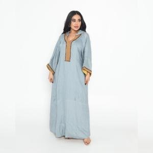 دراعة استقبال من القطن الفرنسي