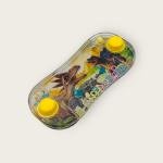 لعبة حلقات الماء الديناصور المثيرة تصميم مزدوج الأزرار للأطفال