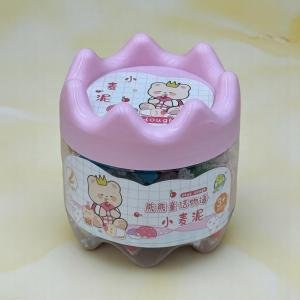 مجموعة صلصال بتصميم تاج الدب – طقم تشكيل مصغر بقوالب ممتعة