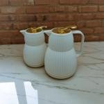 إبريق ترمس أنيق من الفولاذ المقاوم للصدأ