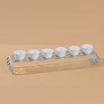 حامل أكواب هندي بتصميم قطع ليزر