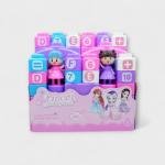 مجموعة مكعبات الأميرات مع دمى لطيفة