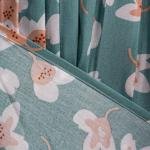 أوشن بلوسوم فستان ميدي بتفصيل سموك