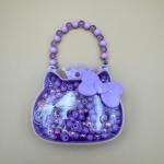 طقم خرز الأميرة في علبة كيتي التاج مجموعة صنع الإكسسوارات الإبداعية للأطفال