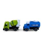 مجموعة شاحنات الإنقاذ والبناء متانة وتفاعل لأطفالك