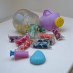 طقم صلصال على شكل إبريق ري 12 عبوة ملونة من العجينة الطرية