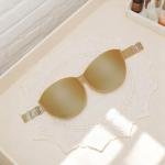 في اي بي حمالة الصدر الداعمة غير المرئية تصميم بلا ظهر بأحزمة شفافة