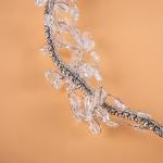 توكة الرأس أنيقة قطرات الندى بسلك وخرز شفاف