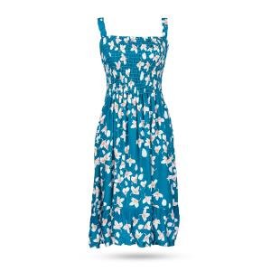 أوشن بلوسوم فستان ميدي بتفصيل سموك