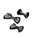 مشبك الشعر الأنيق للبنات بتصميم فيونكة مرصعة بالكريستال