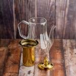 إبريق شاي زجاجي بتصميم مريح 950 مل