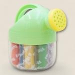 طقم صلصال على شكل إبريق ري 12 عبوة ملونة من العجينة الطرية