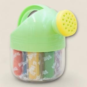 طقم صلصال على شكل إبريق ري 12 عبوة ملونة من العجينة الطرية